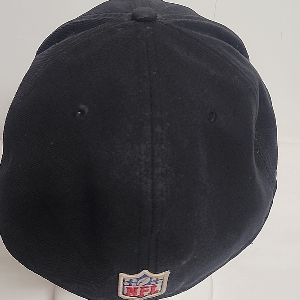 NFL Vintage 59Fifty New Era 8 63.5cm Black Raiders Well- Loved Unisex Cap - Picture 5 of 11